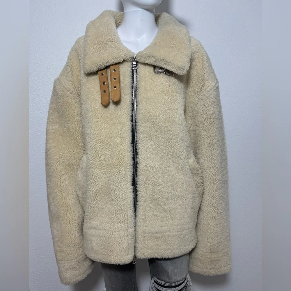 EUC Amiri Oversized Shearling Jacket